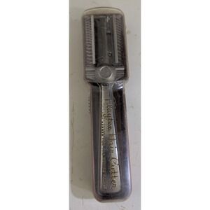 Vintage Playtex Hair Cutter Stainless Steel Manual Home Barber Tool with Case